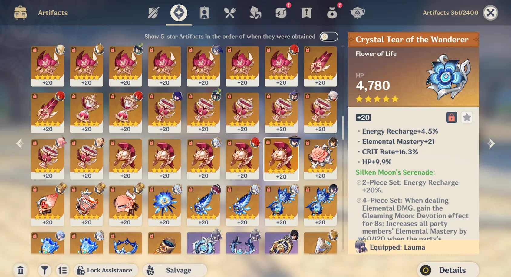 GI992 High-End AR60 Lauma C1 Ayato C6 Diluc C6 Yelan C1 Whale Account 